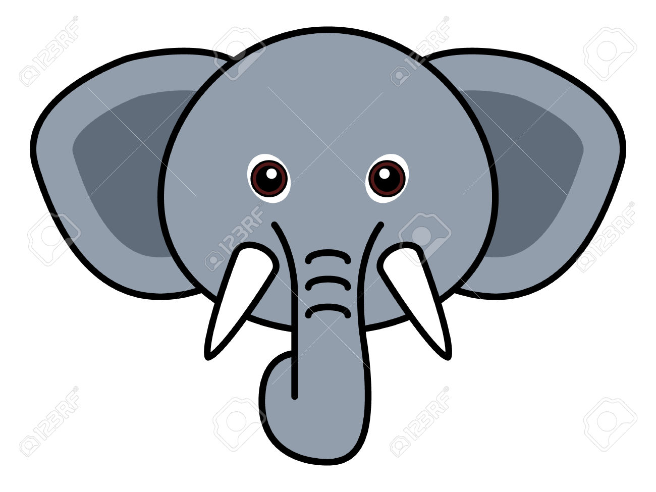 Free Free 136 Elephant Face Svg SVG PNG EPS DXF File