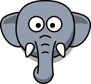 Elephant Head Clipart.