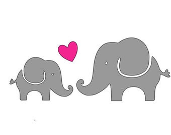 Free Free Mother And Baby Elephant Svg 897 SVG PNG EPS DXF File