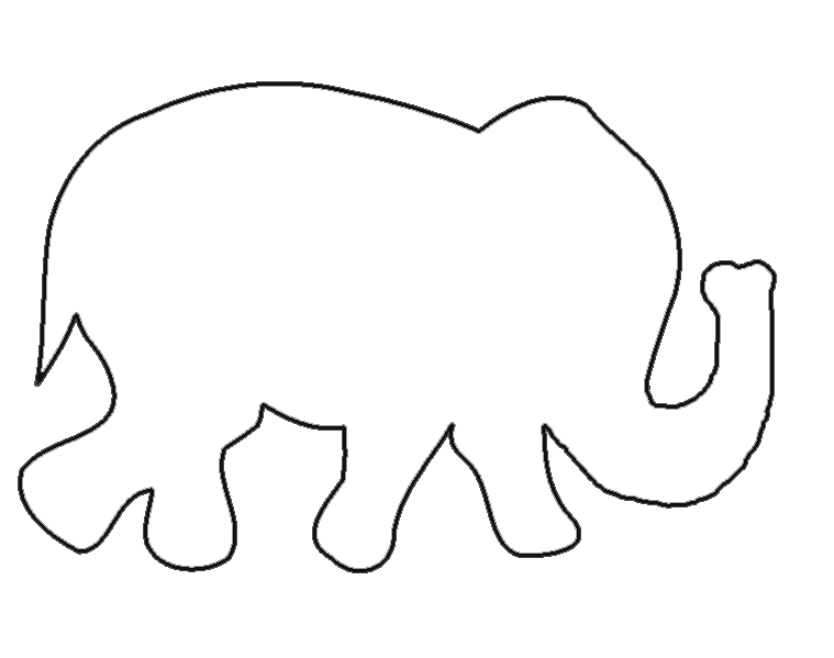 Download elephant outline image clipart 20 free Cliparts | Download ...