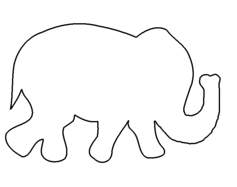 Free Free 153 Elephant Outline Svg Free SVG PNG EPS DXF File