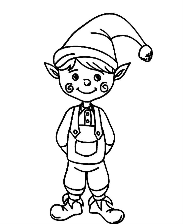 elf outline clipart 10 free Cliparts Download images on Clipground 2023