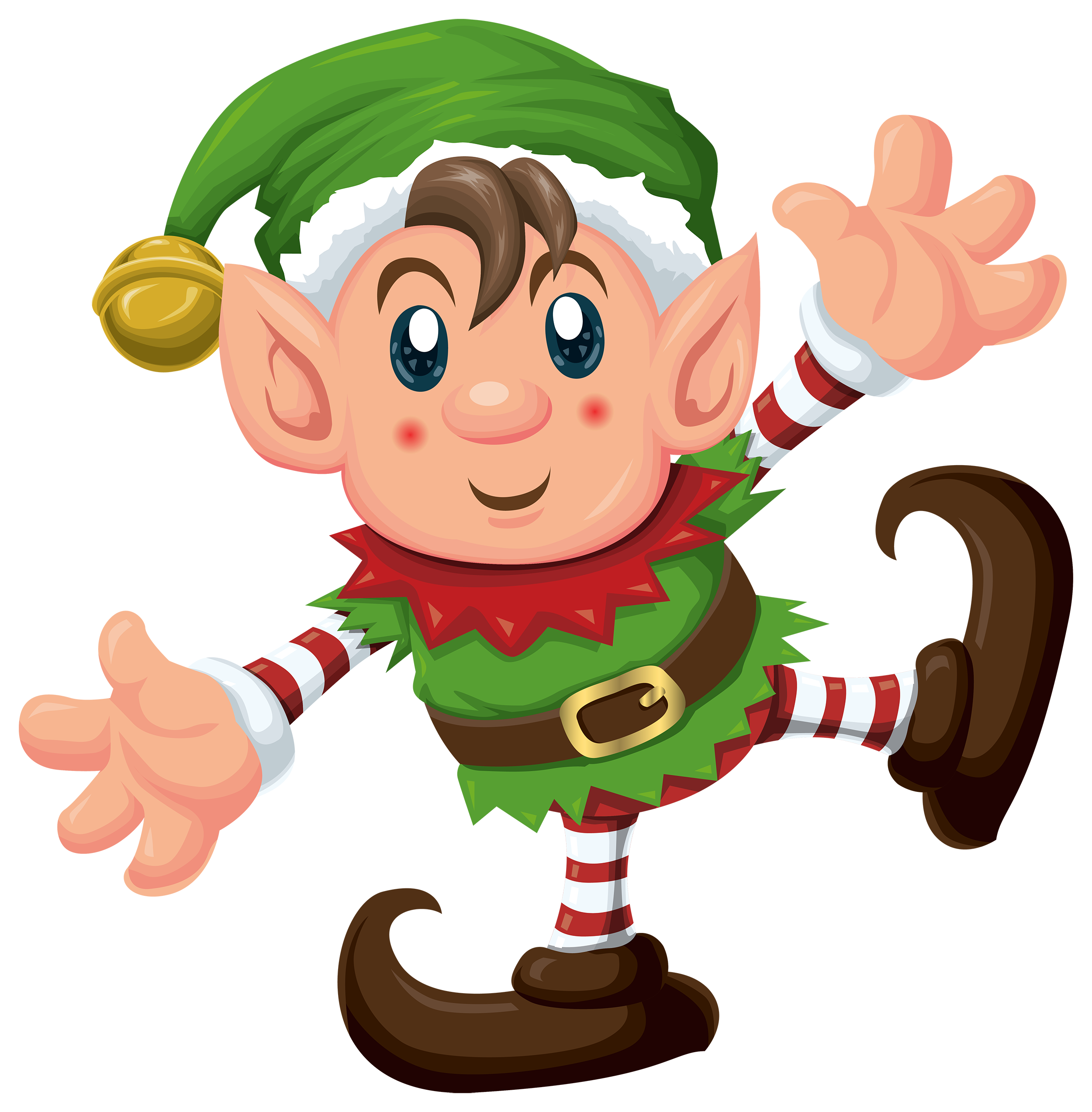 Christmas Clipart Elf Free Download On Clipartmag - Riset