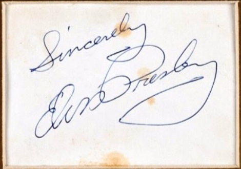 Elvis signatures.