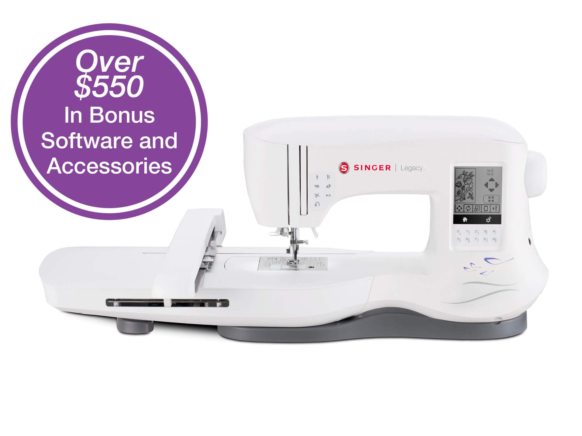 Legacy™ SE340 Sewing and Embroidery Machine.