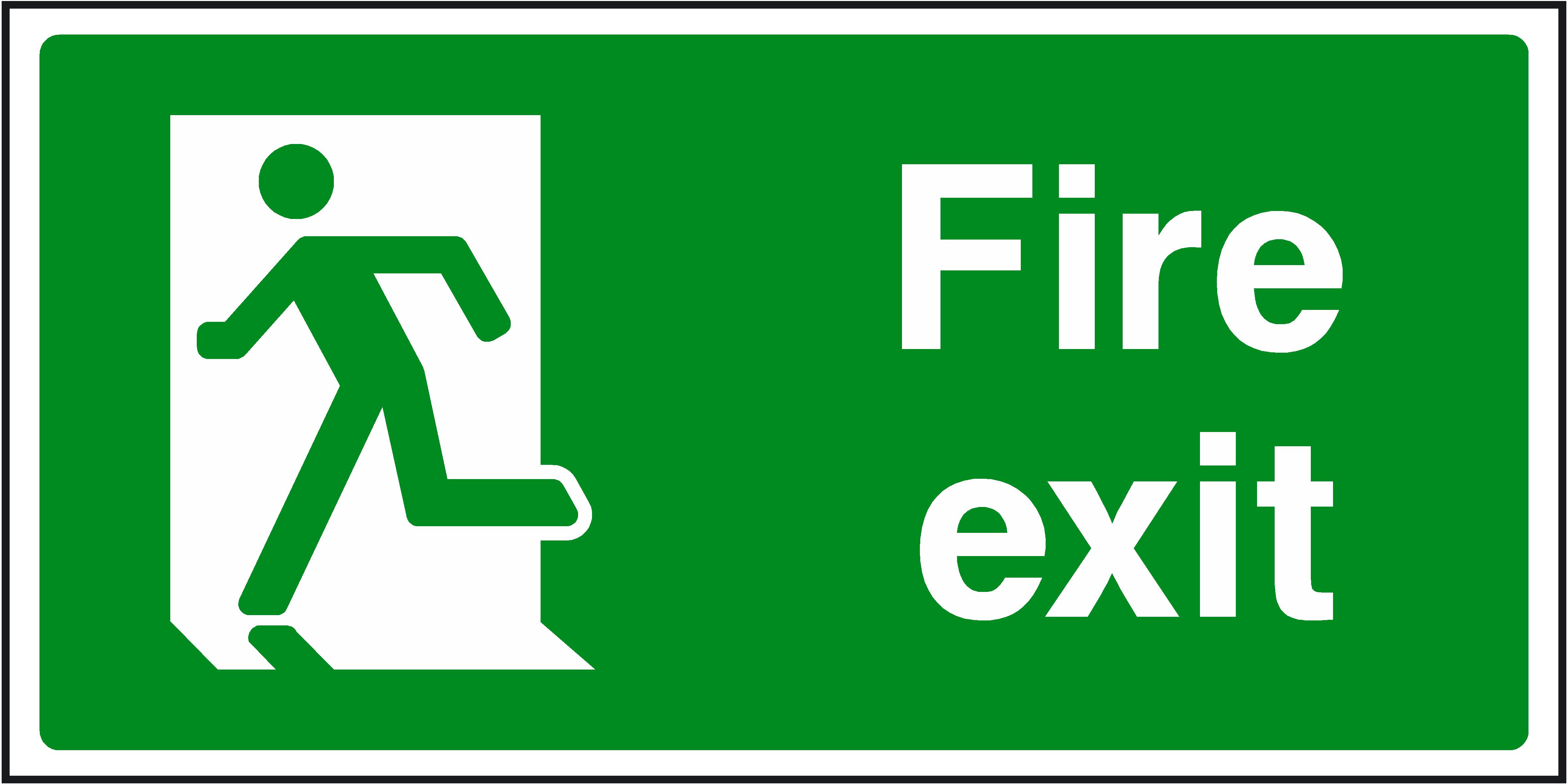Emergency Exit Clipart.