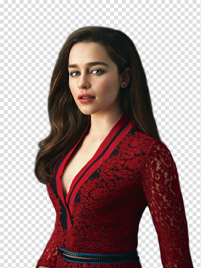 Emilia Clarke transparent background PNG clipart.