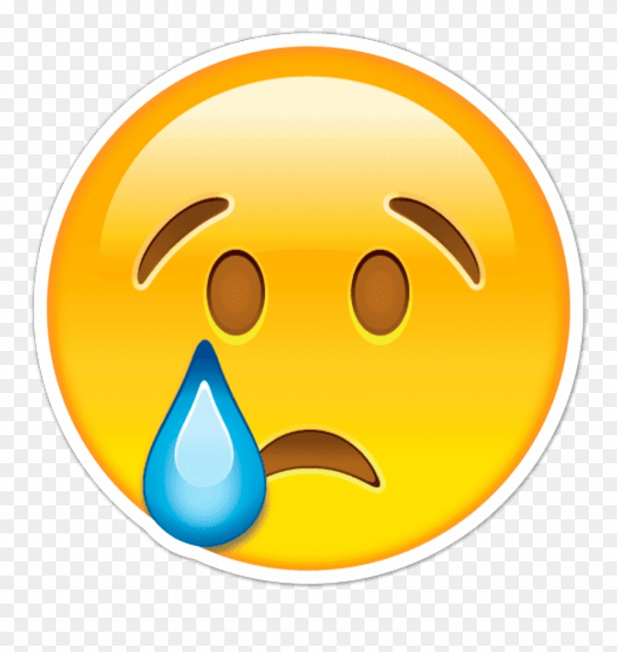 Frown Emoji Clipart to print.
