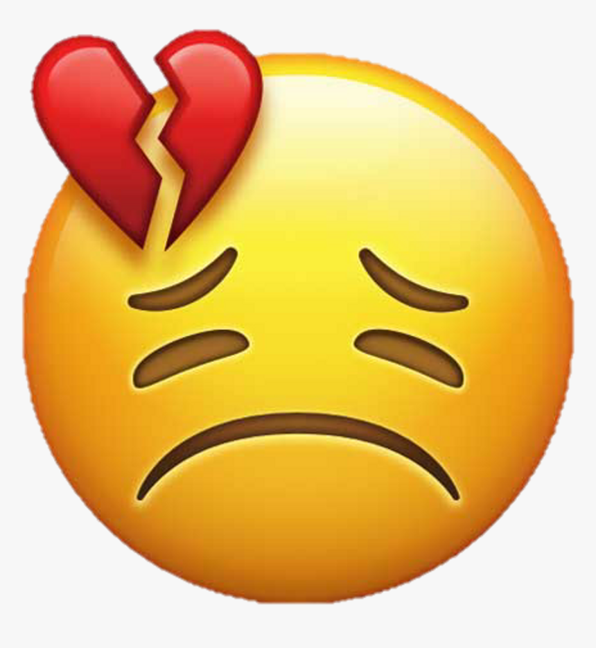 Sad Emoji Clipart Heartbroken.