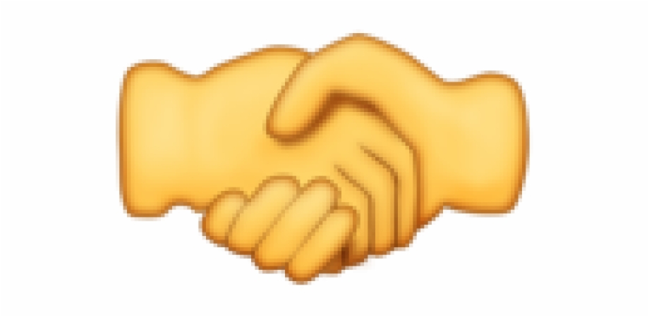 Hand Emoji Clipart Handshake Emoji Duas Maos.