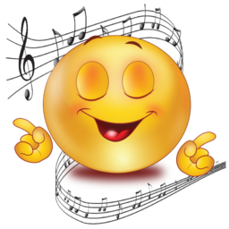 Party Singing Music Emoji.