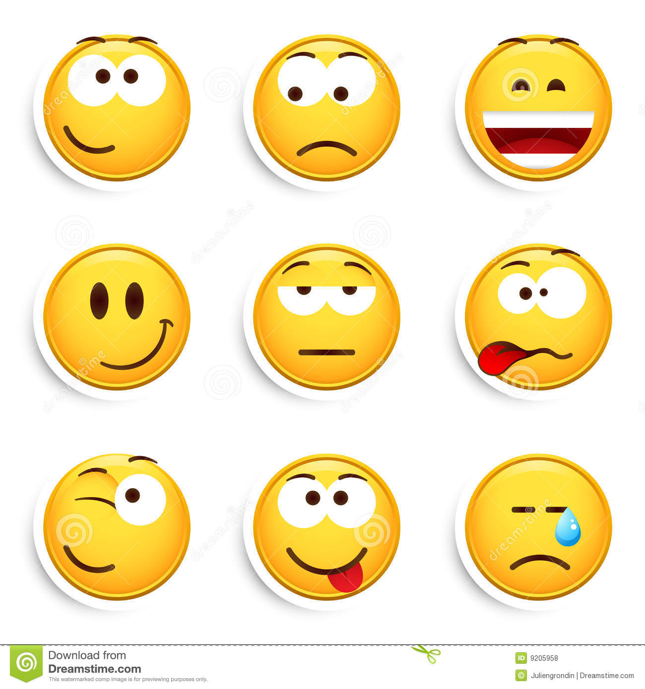 Emoticons Clip Art.