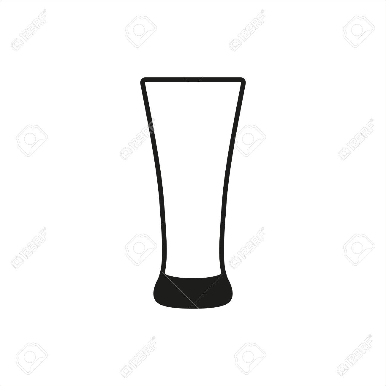 Vector illustration of empty beer mug icon Created For Mobile,...