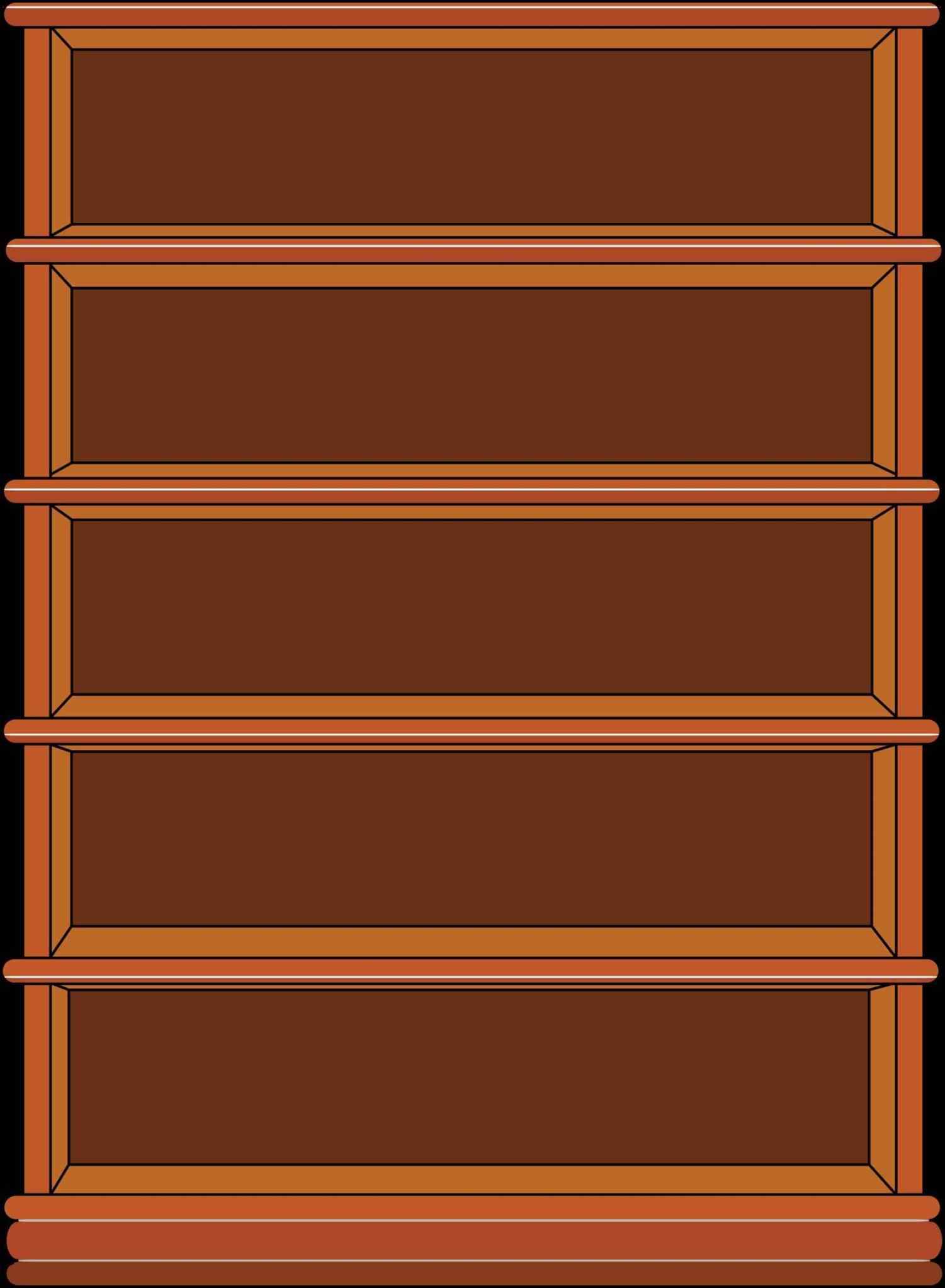 507 Bookshelf free clipart.