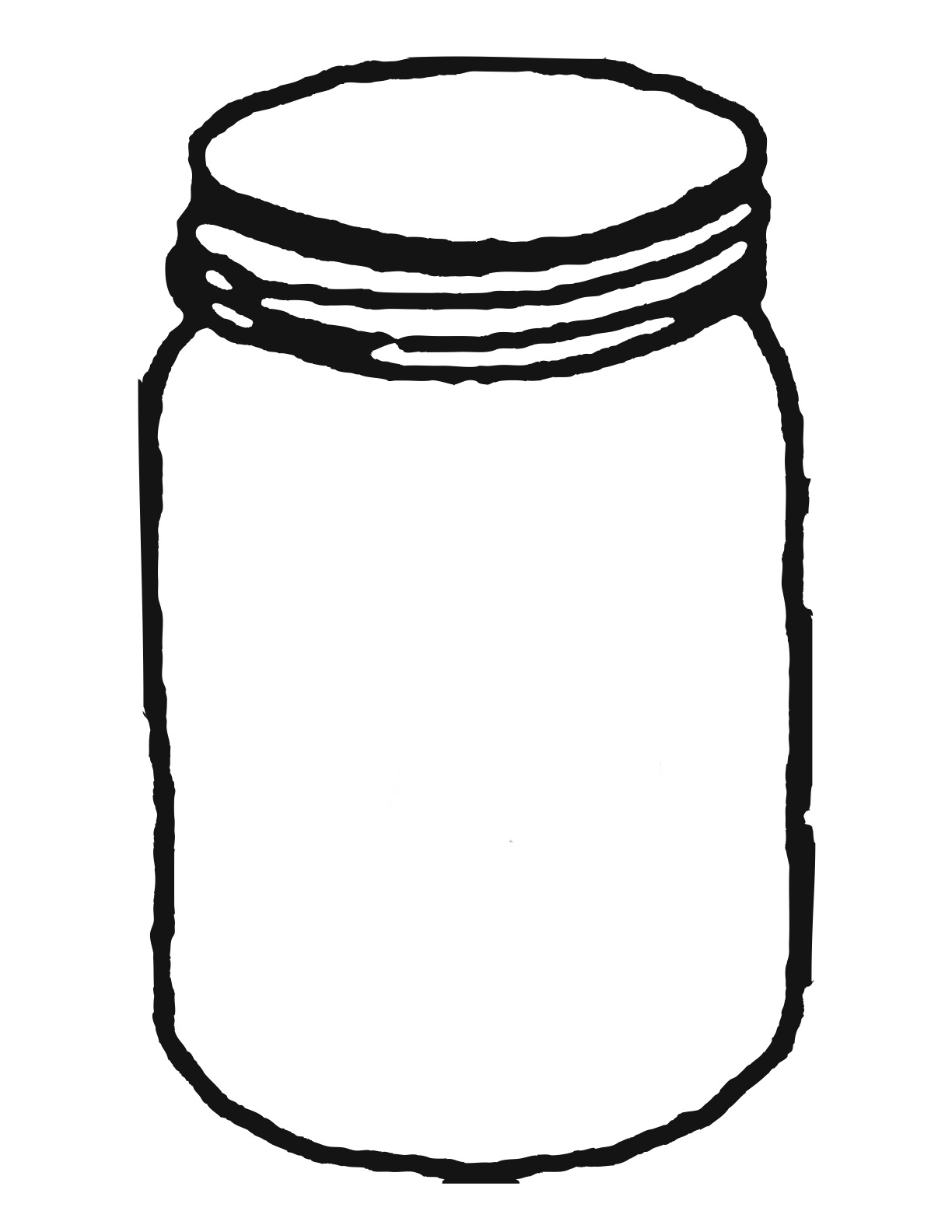 Empty Jar Clipart.