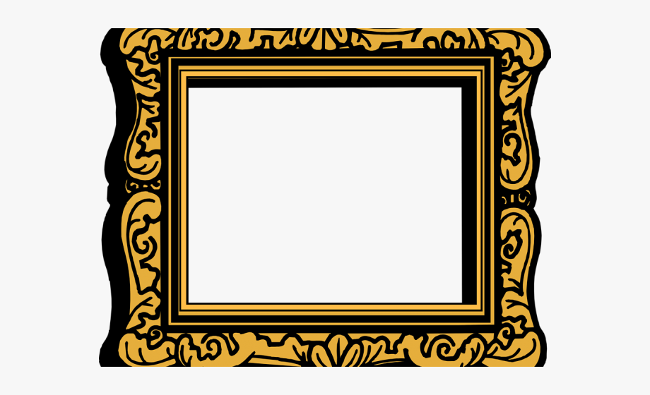 Portrait Clipart Framed.