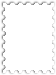 Free Black And White Postage Stamps, Download Free Clip Art.