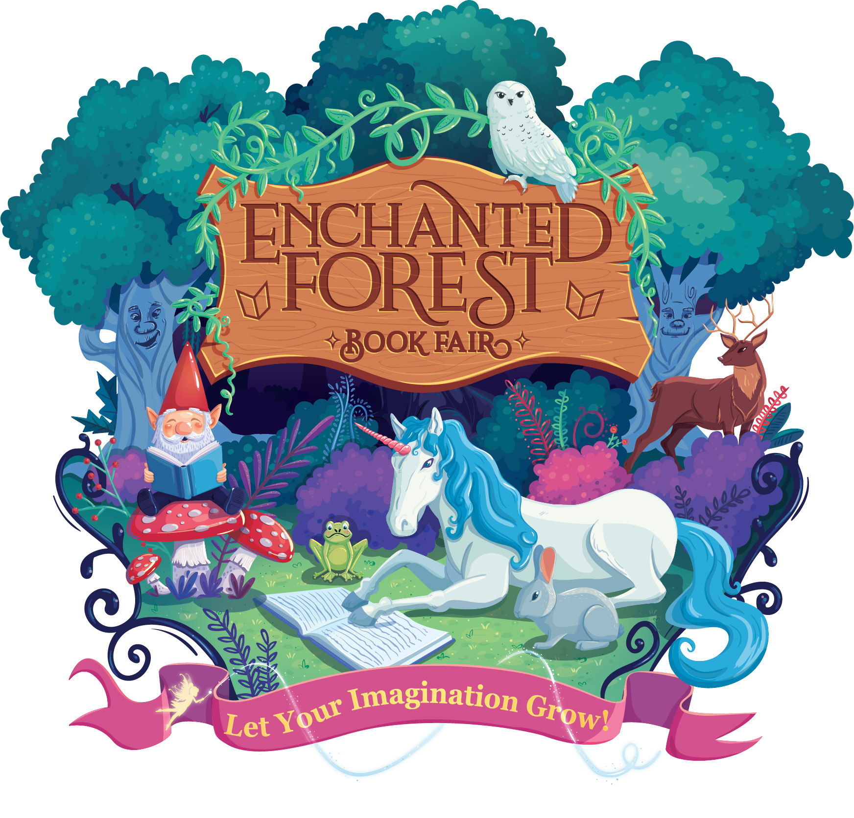 Enchanted Forest Book Fair: Let Your Imagination Grow!.