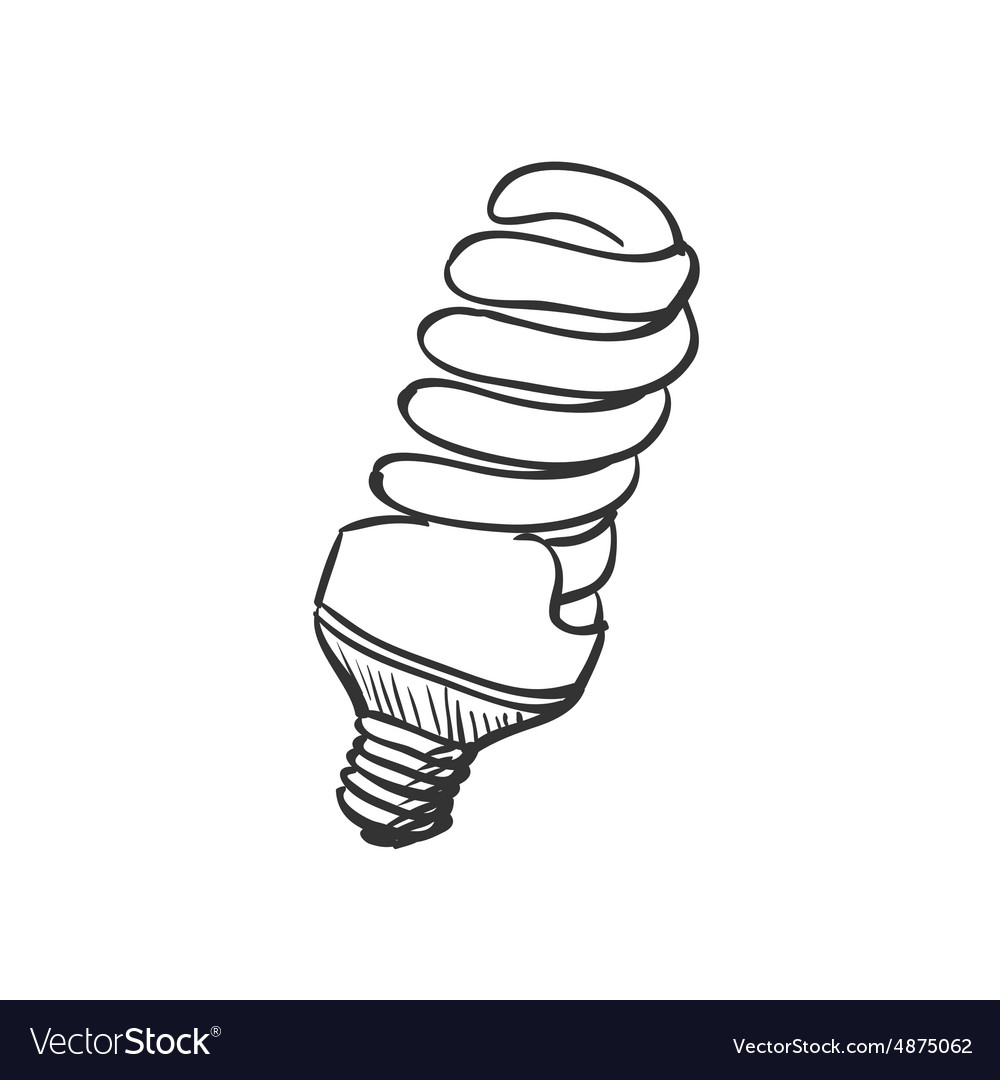 Doodle Energy saving light bulb.