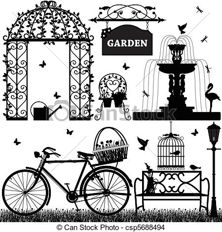 Garden Clipart and Stock Illustrations. 212,065 Garden vector EPS.