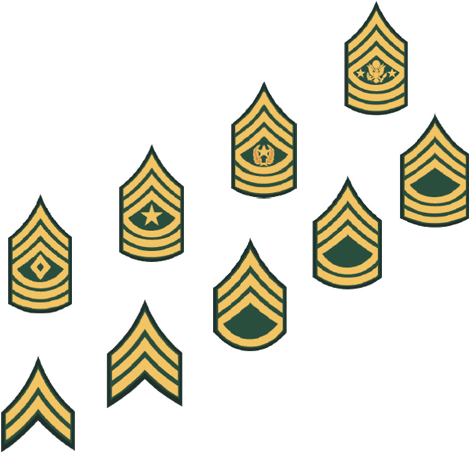 Army Clipart Rank - Army Military