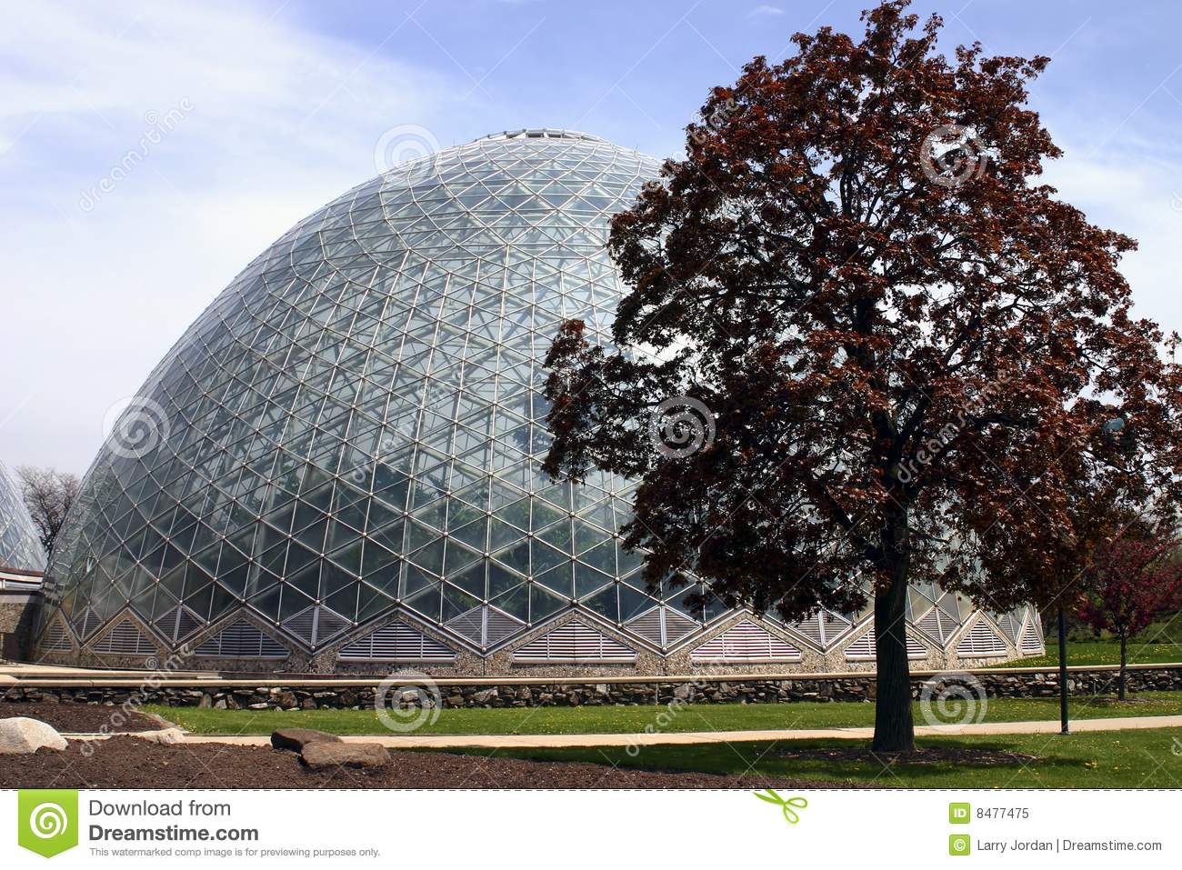 Giant Greenhouse Dome Royalty Free Stock Images.