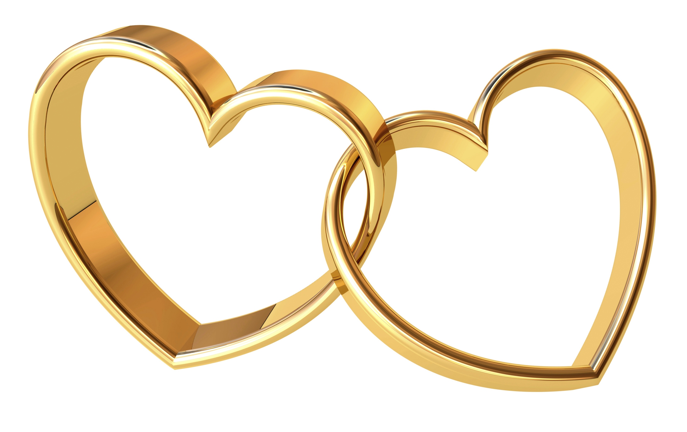Entwined wedding rings clipart.