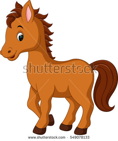 Cartoon Horse Stock Photos, Royalty.