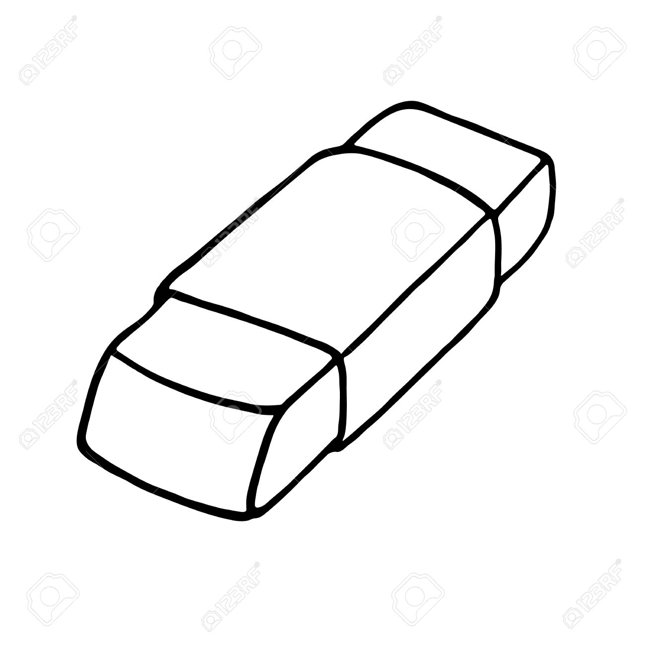 Eraser icon. Outlined » Clipart Station.