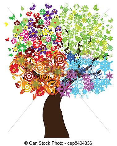 Oak tree illustrations and clipart.