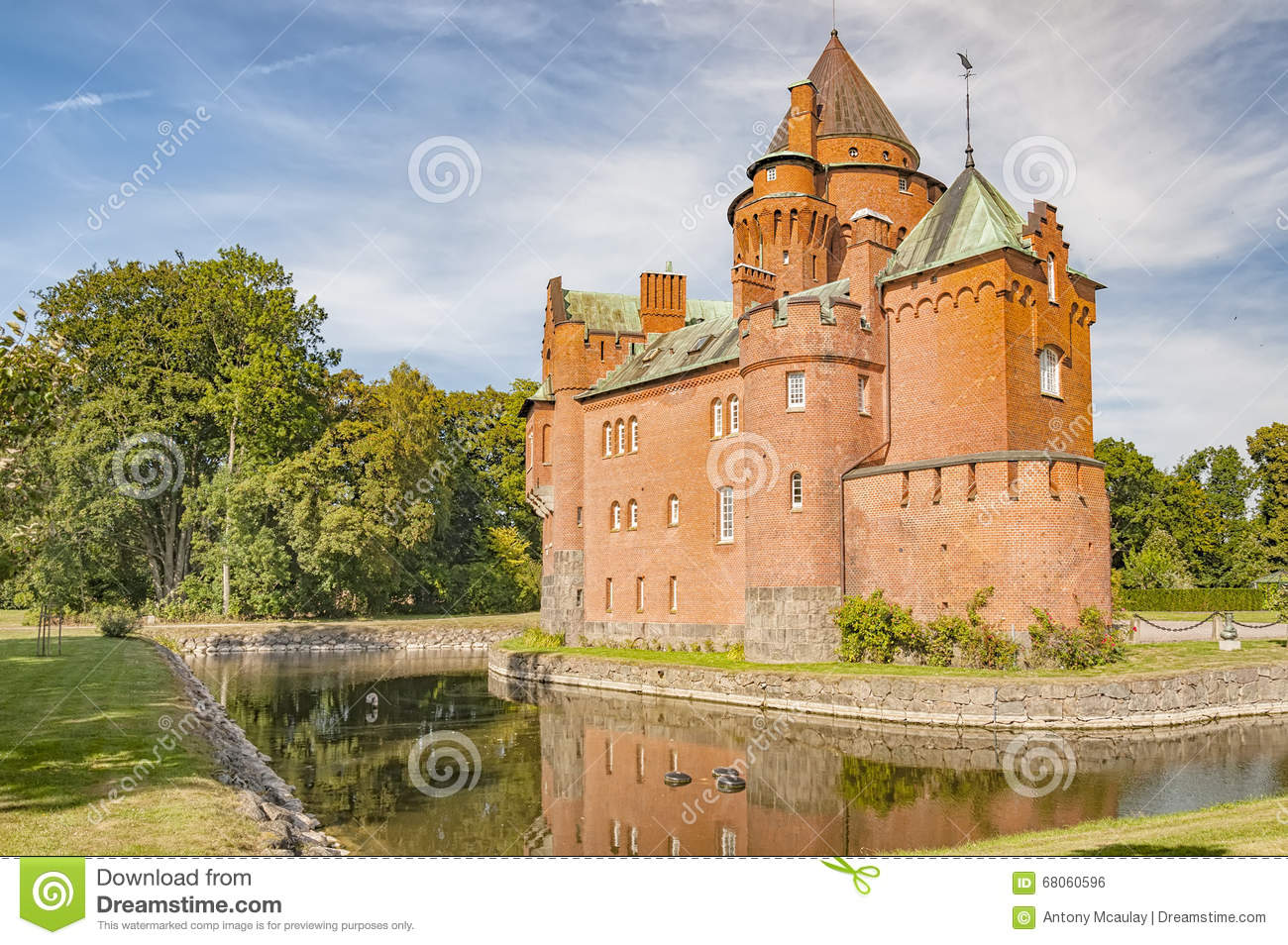 Hjularod Castle Stock Photo. Hjularod Castle Stock Photo.