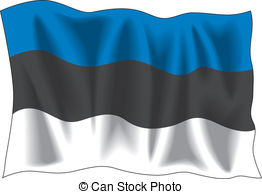 Estonia flag clipart.