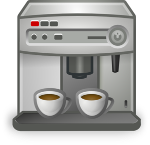 Clip art espresso machine.
