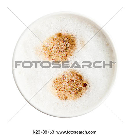 Stock Photo of paper cup espresso coffee with foam k23788753.