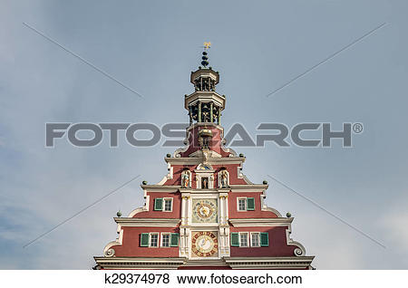 Pictures of Old Town Hall in Esslingen Am Nechar, Germany.
