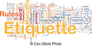 Etiquette Illustrations and Stock Art. 6,649 Etiquette.