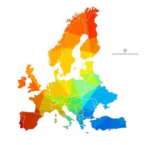 30000 clipart map of europe.