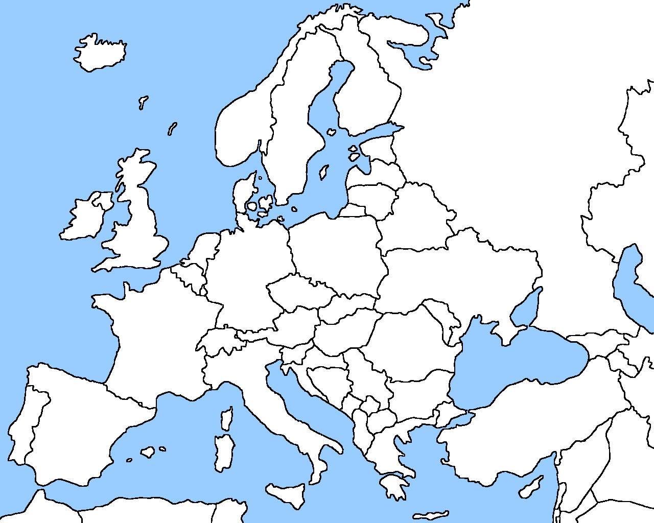 blank map of western europe printable . Free cliparts that you can.