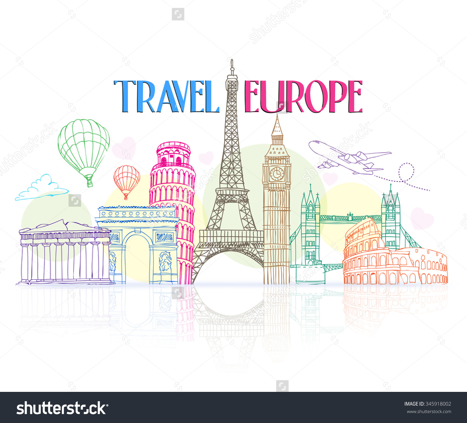 Europe travel clipart - Clipground