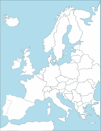 Clipart europe map.