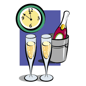 2017 new year eve clipart.