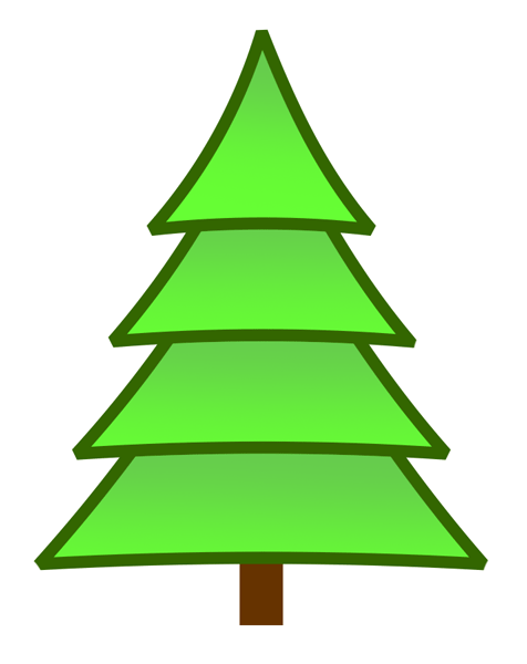 Evergreen tree clipart - Clipground