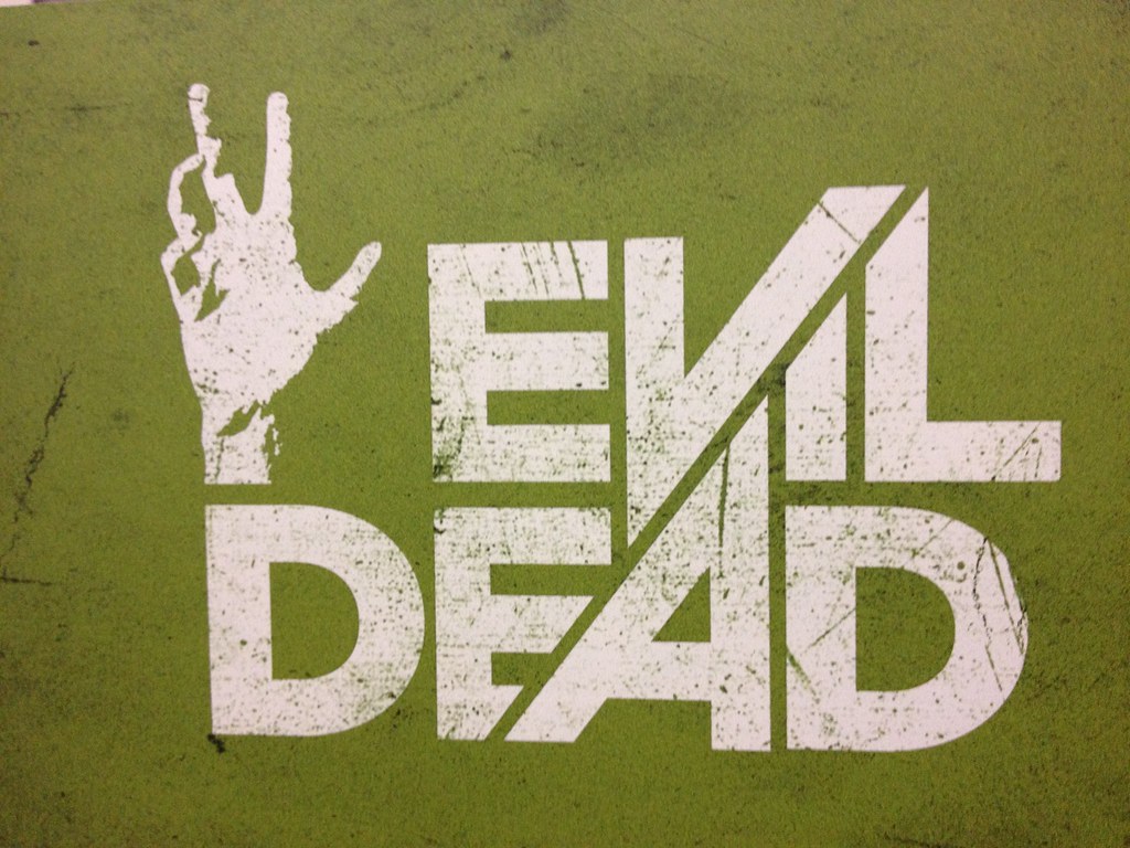 Evil Dead logo upcloe.