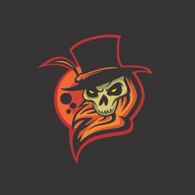 Evil hat logo Vector.