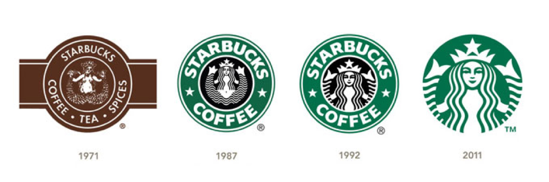 History of starbucks logo.