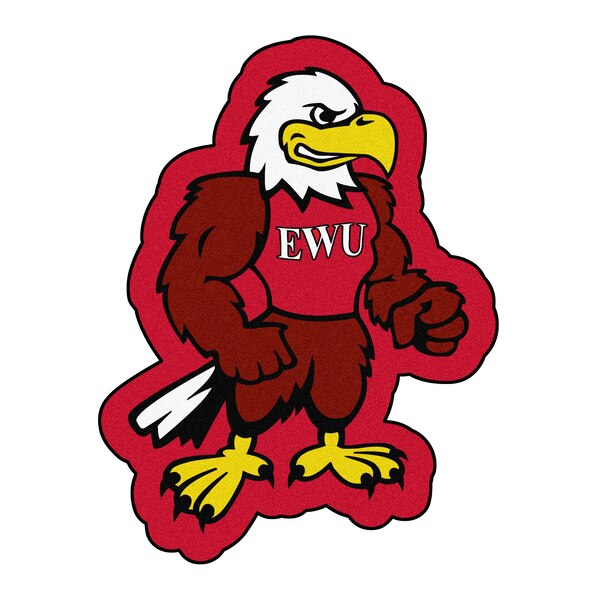 Eastern Washington Eagles 36\'\' x 21\'\' Mascot Mat.