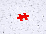 Stock Illustration of Different piece of the puzzle.