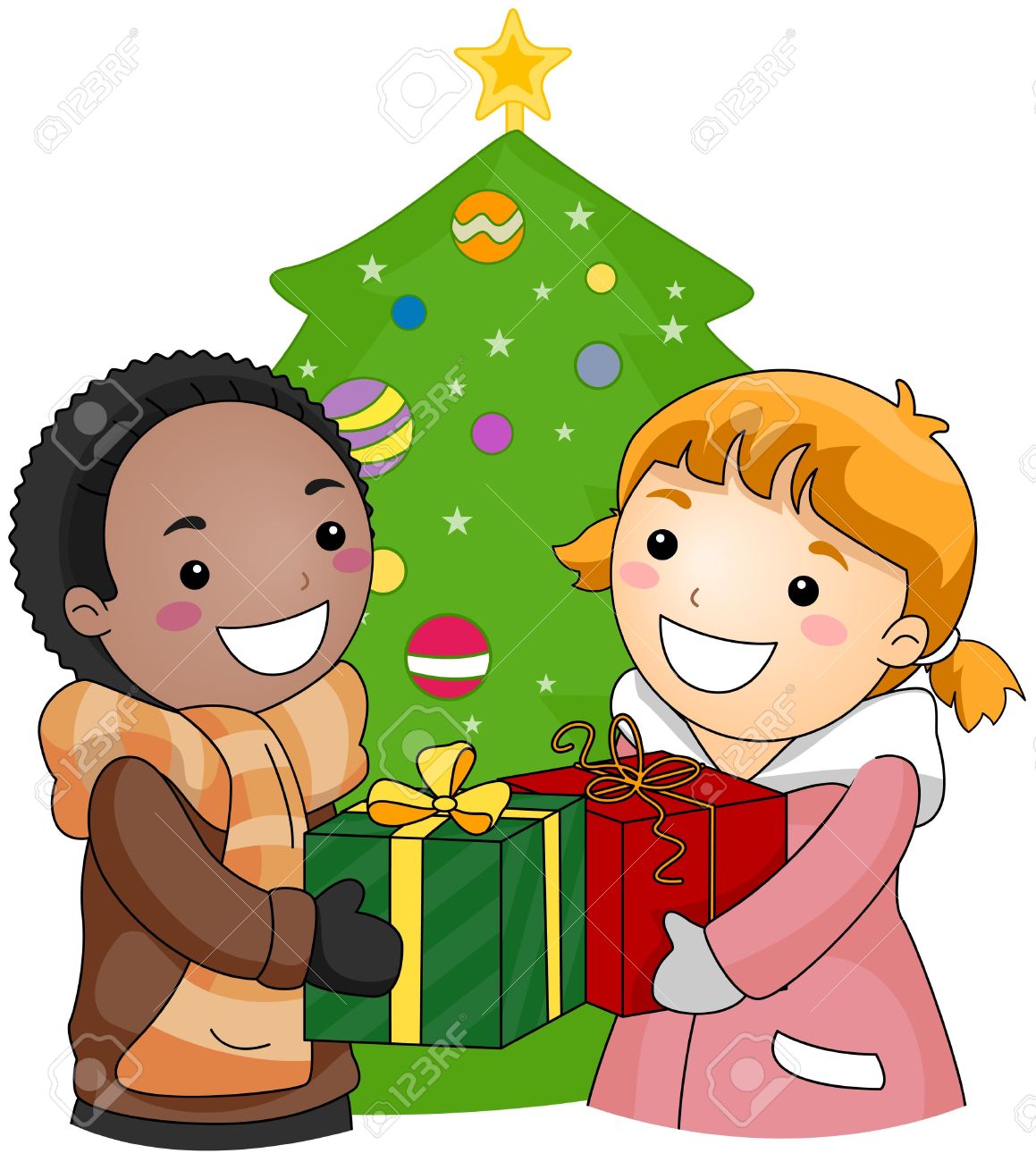 christmas-gift-exchange-clipart