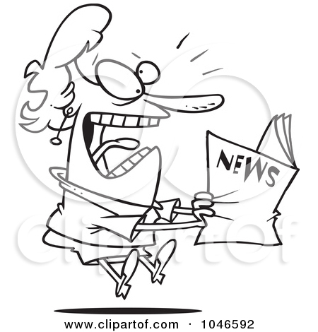 Exciting News Clipart.