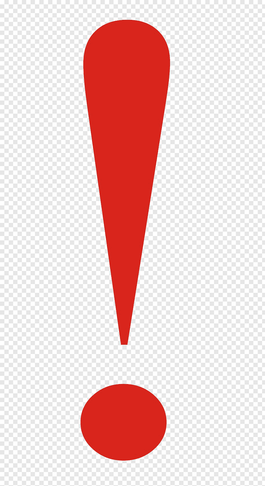 Exclamation point, Red Font, Exclamation mark free png.
